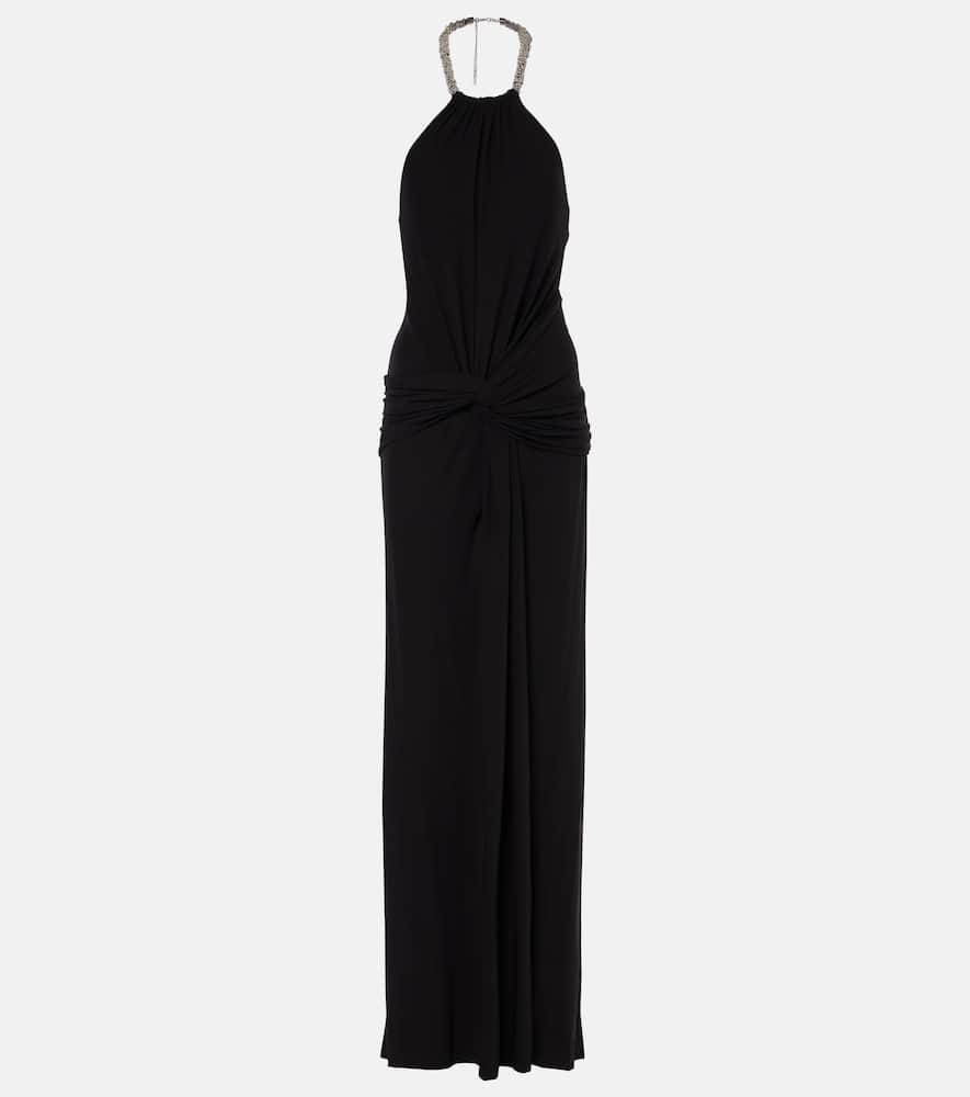 Simkhai Annabelle Halter Gown In Black