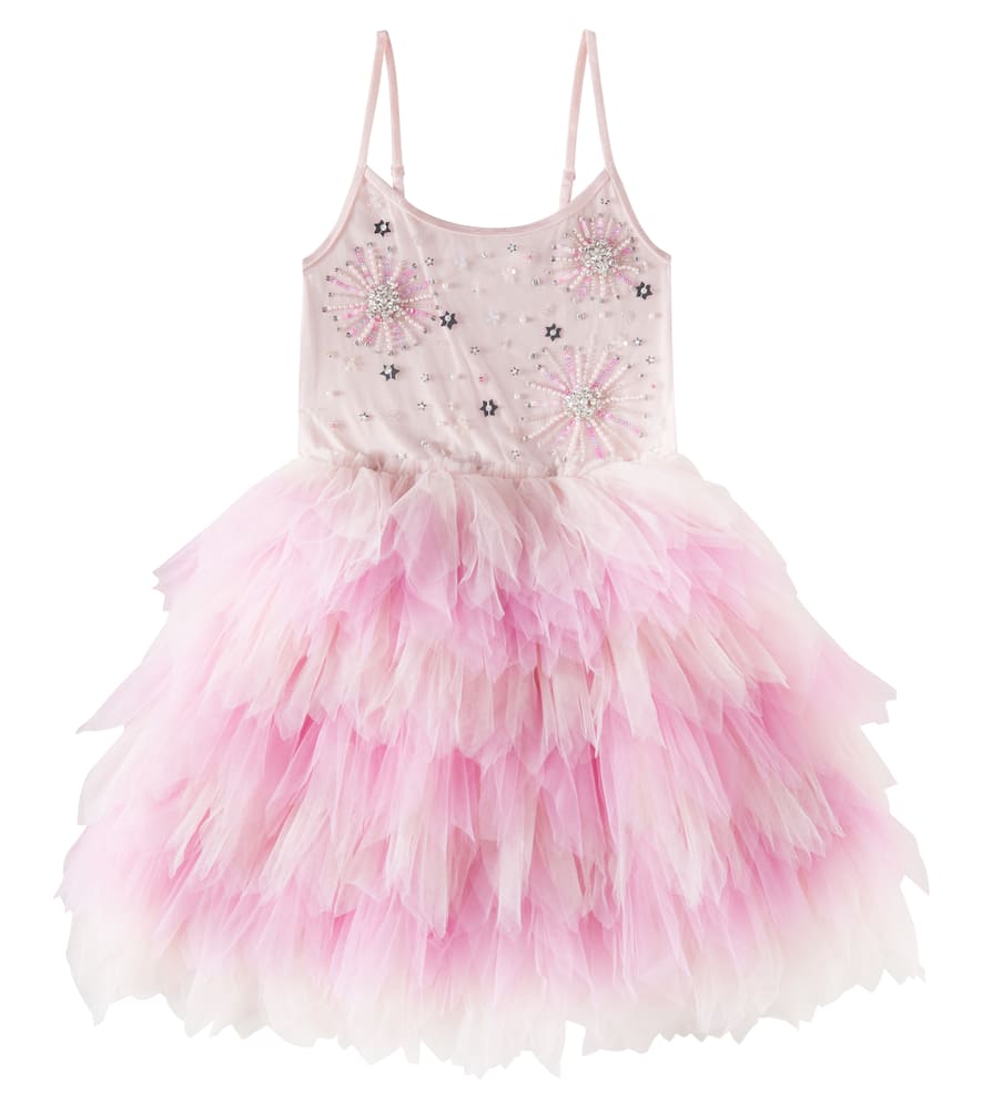 Tutu Du Monde Fireworks jersey and tulle dress