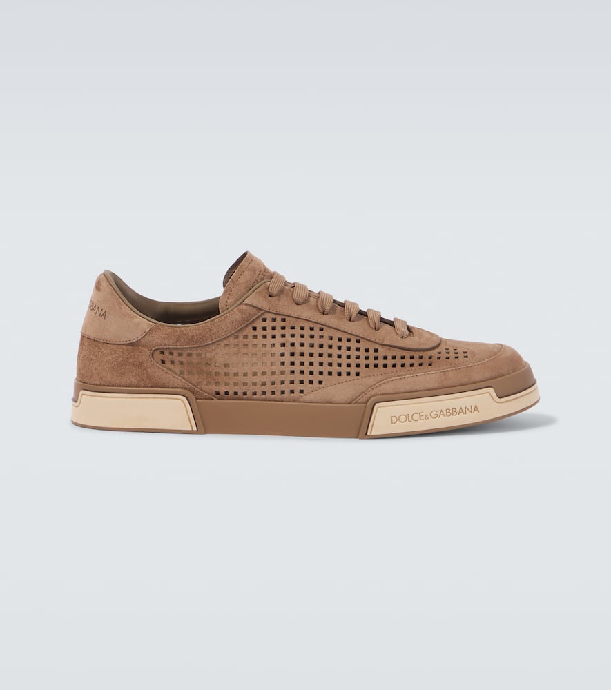 Dolce & Gabbana Suede Sneakers In Braun