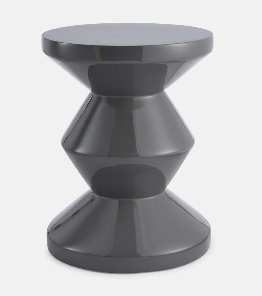 Polspotten Zig Zag Stool In Grey