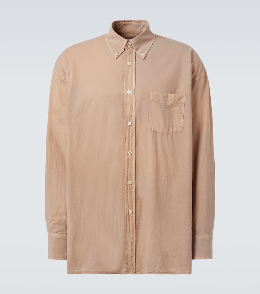 Our Legacy Casual Shirt With Buttoned Front Pocket In Beige