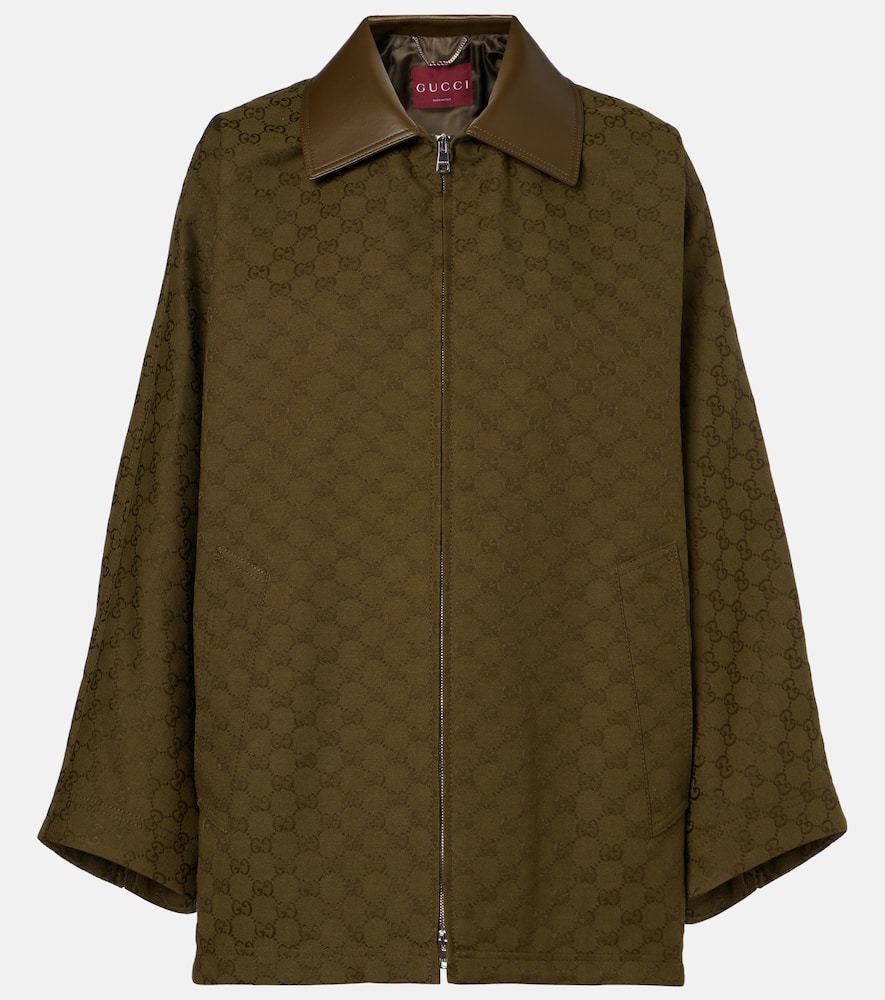 GG Canvas cotton-blend jacket