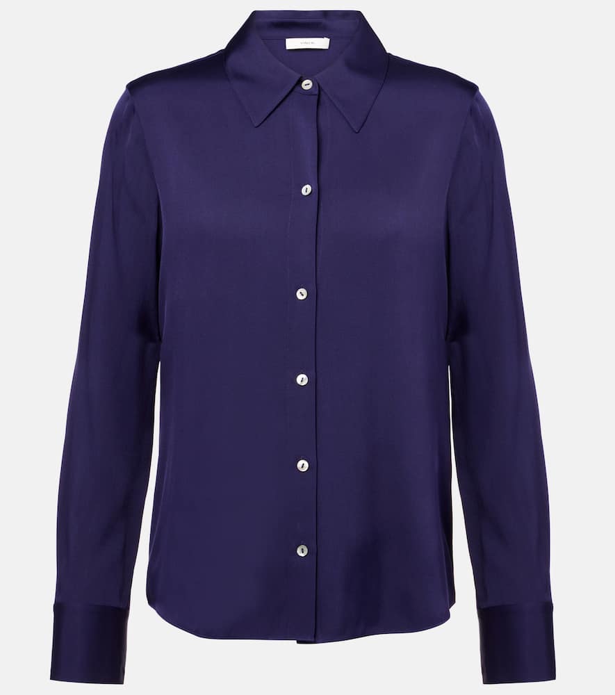 Vince Silk-blend satin shirt