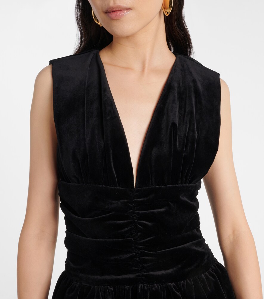  Patou Patou Minikleid Aus Baumwollsamt 