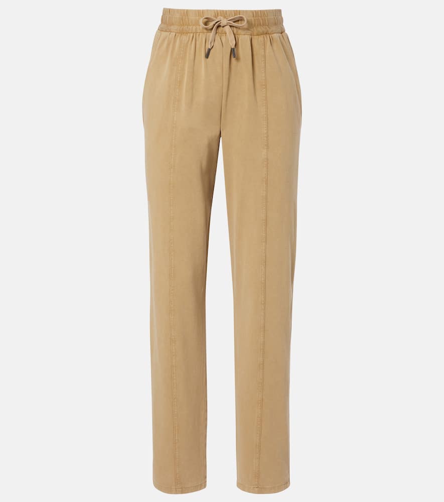 Rozene cotton jersey sweatpants