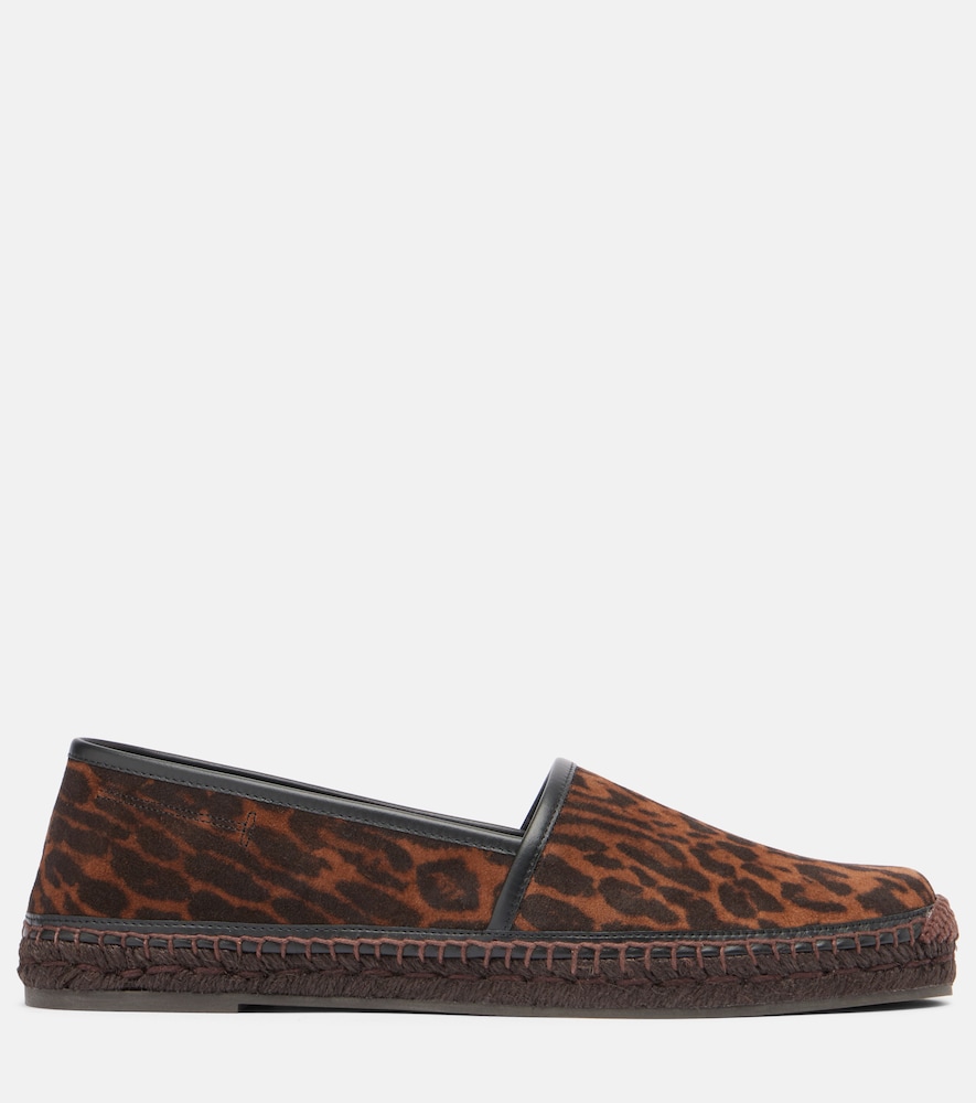  Tom Ford Tom Ford Leopard-print Suede Espadrilles 