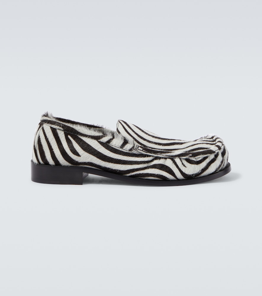 Dries Van Noten Dries Van Noten Animal-printed calf hair loafers　Dries Van Noten アニマルプリント カーフヘア ローファー