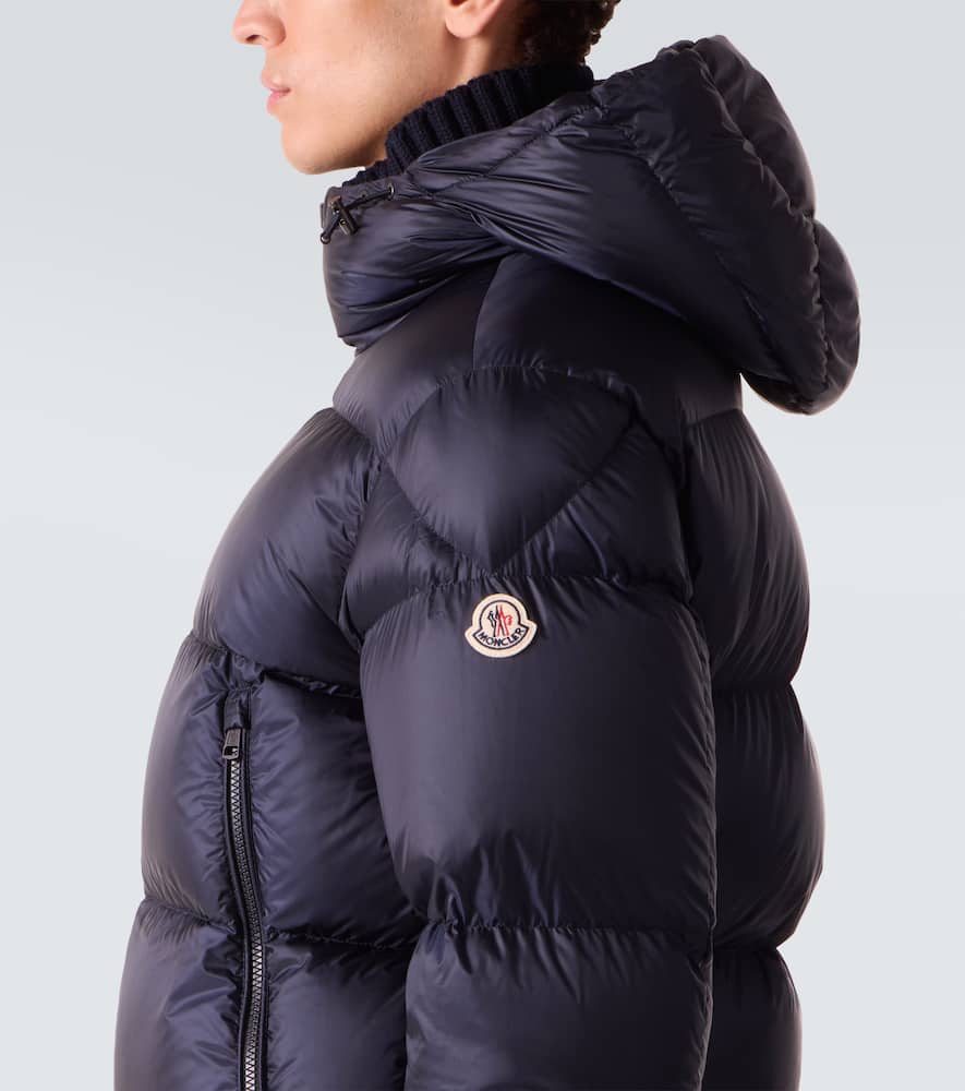 Moncler Rivau Down Jacket In Blue