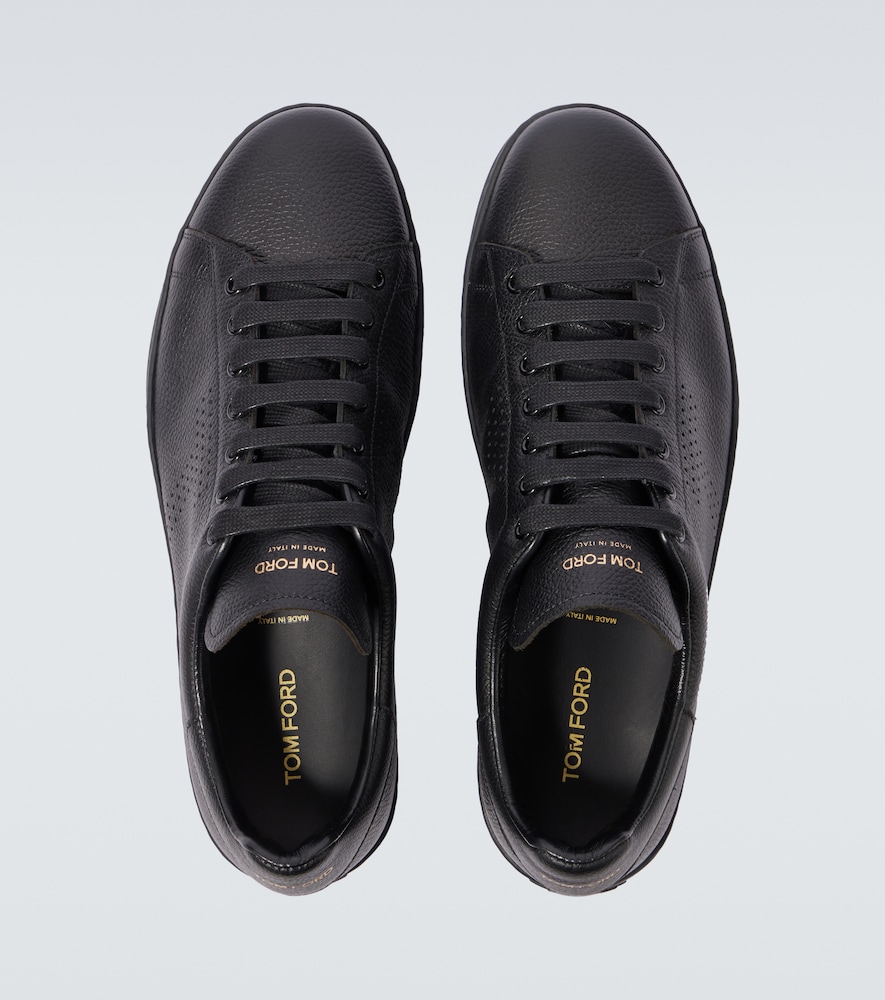  Tom Ford Tom Ford Warwick Perforated Leather Sneakers 