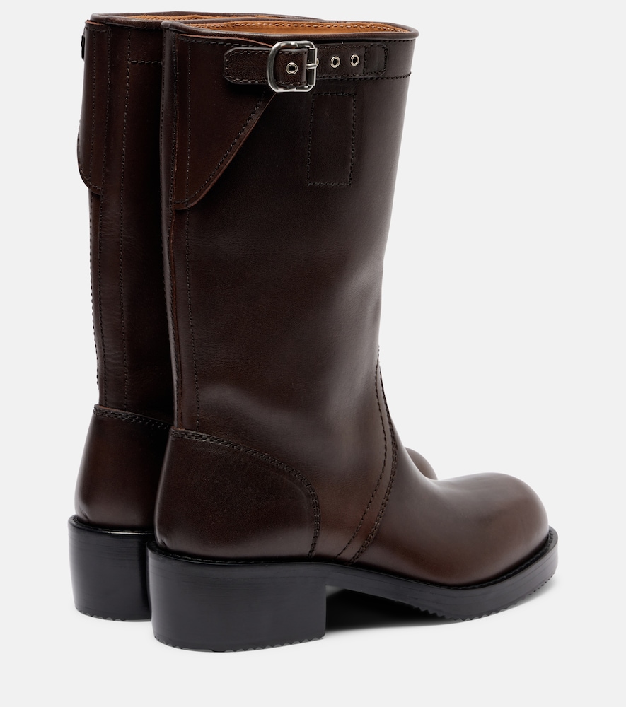  Dries Van Noten Dries Van Noten Bikerstiefel Aus Leder 