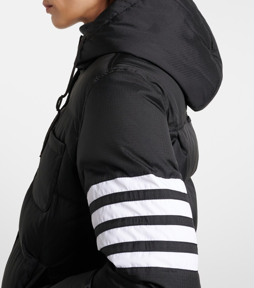  Thom Browne Thom Browne 4-bar Hooded Quilted Down Jacket 