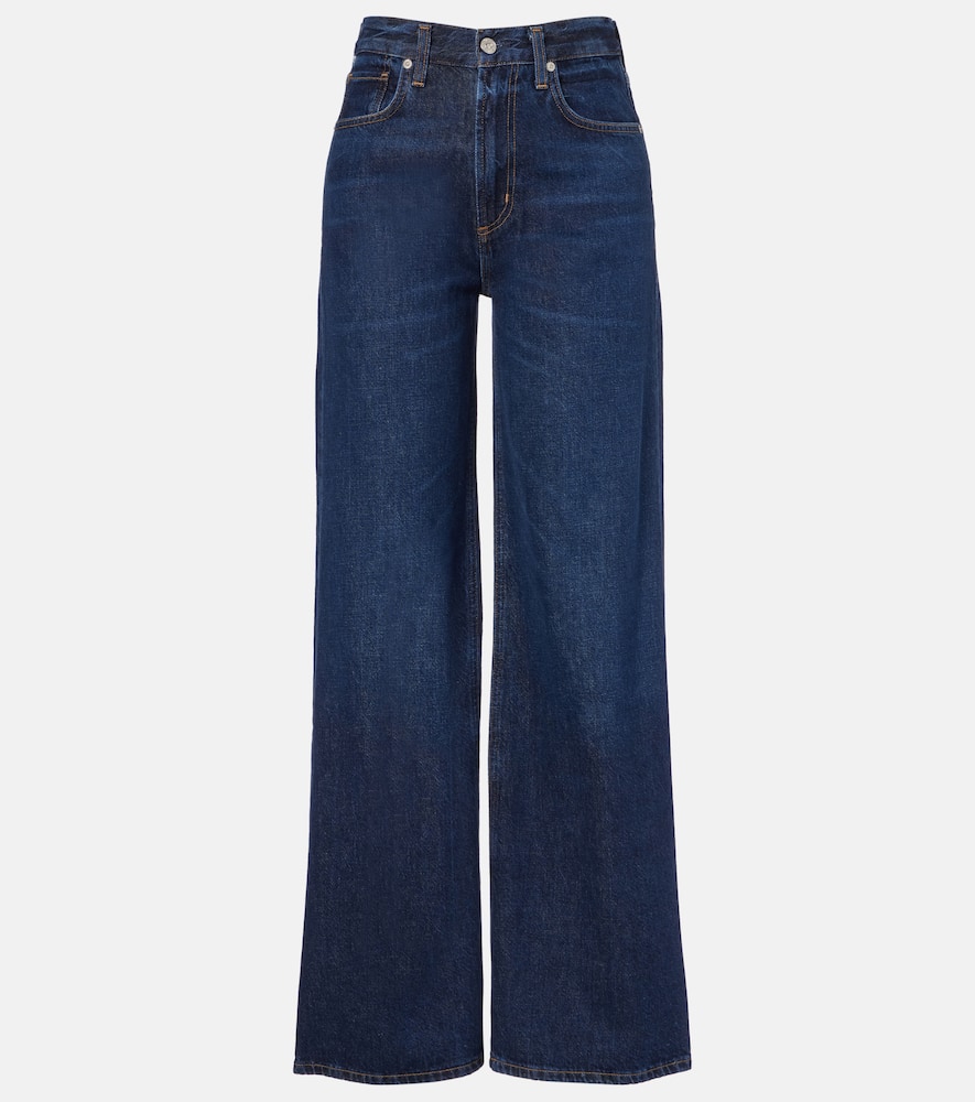 Citizen Of Humanity Paloma Mid-rise Wide-leg Jeans In Blue