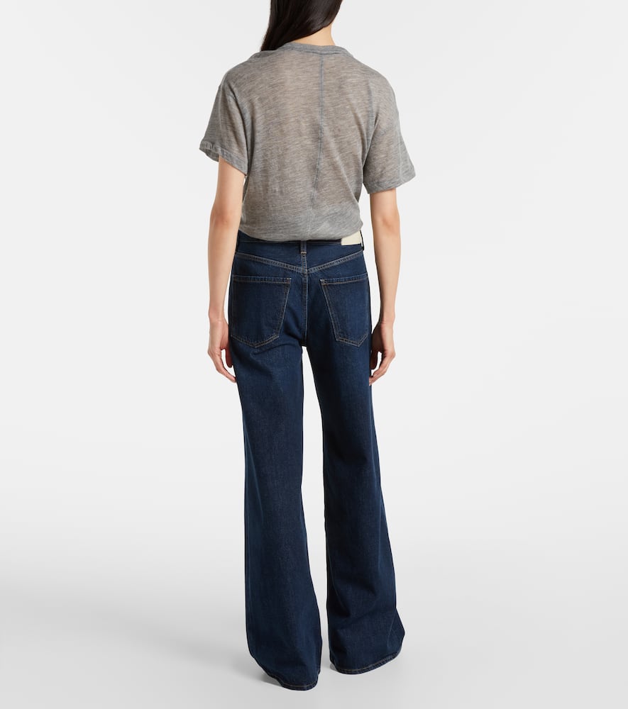 Citizen Of Humanity Paloma Mid-rise Wide-leg Jeans In Blue