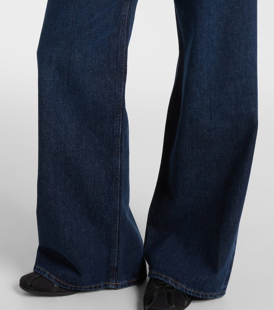 Citizen Of Humanity Paloma Mid-rise Wide-leg Jeans In Blue