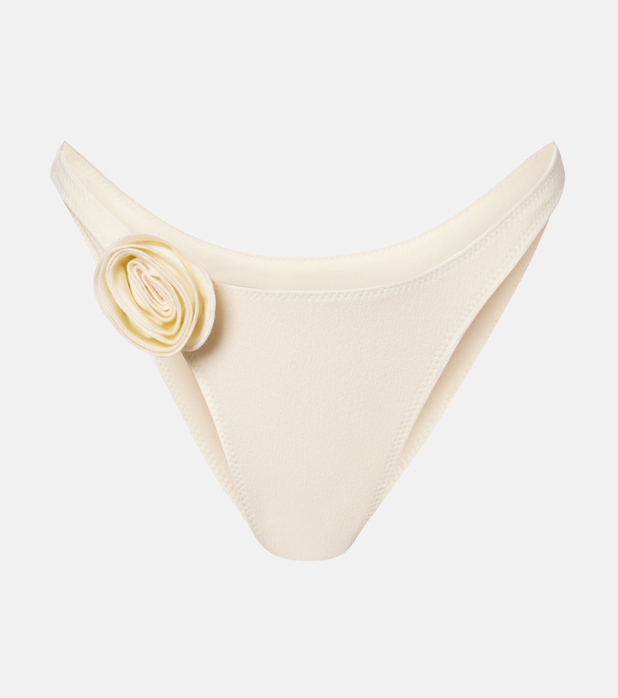 Same Rosette floral-appliqué bikini bottoms