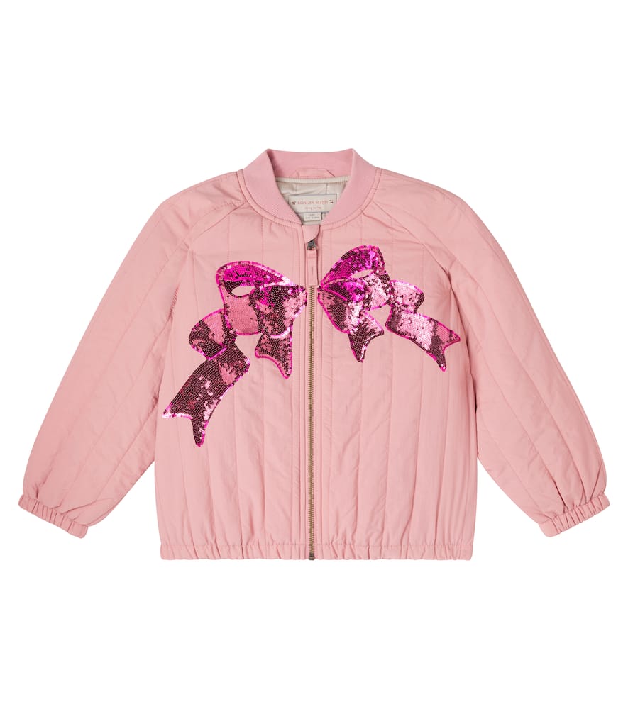Konges Sløjd Wattierte Bomberjacke Juno mit Pailletten