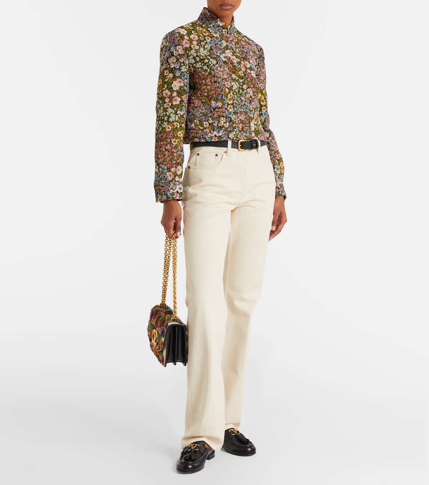 Garavani Vlogo Tasseled Leather Mules