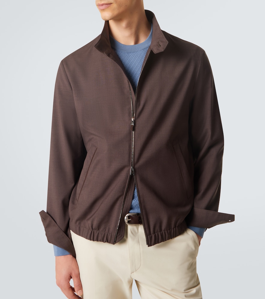  Canali Canali Impeccabile Wool Blouson Jacket 