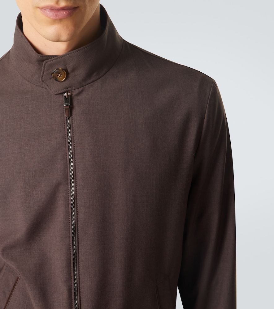  Canali Canali Impeccabile Wool Blouson Jacket 