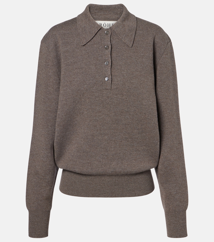 Rohe Róhe Wool and cashmere polo sweater