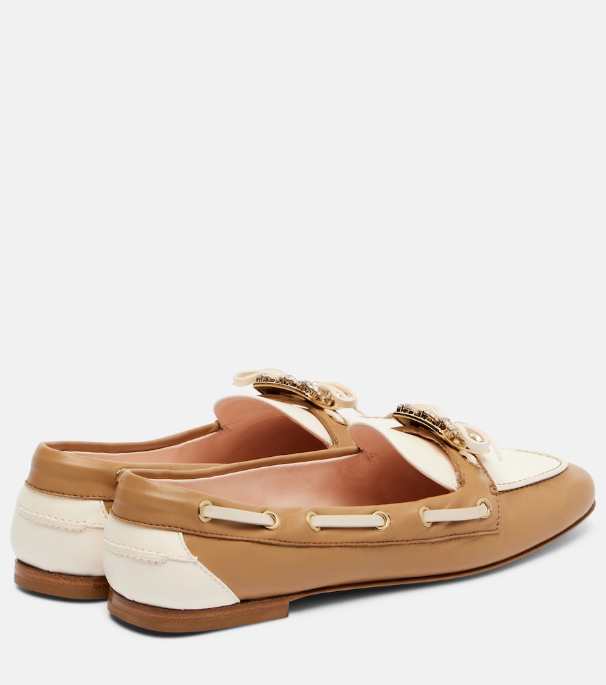  Roger Vivier Roger Vivier Verzierte Segelschuhe Aus Leder 