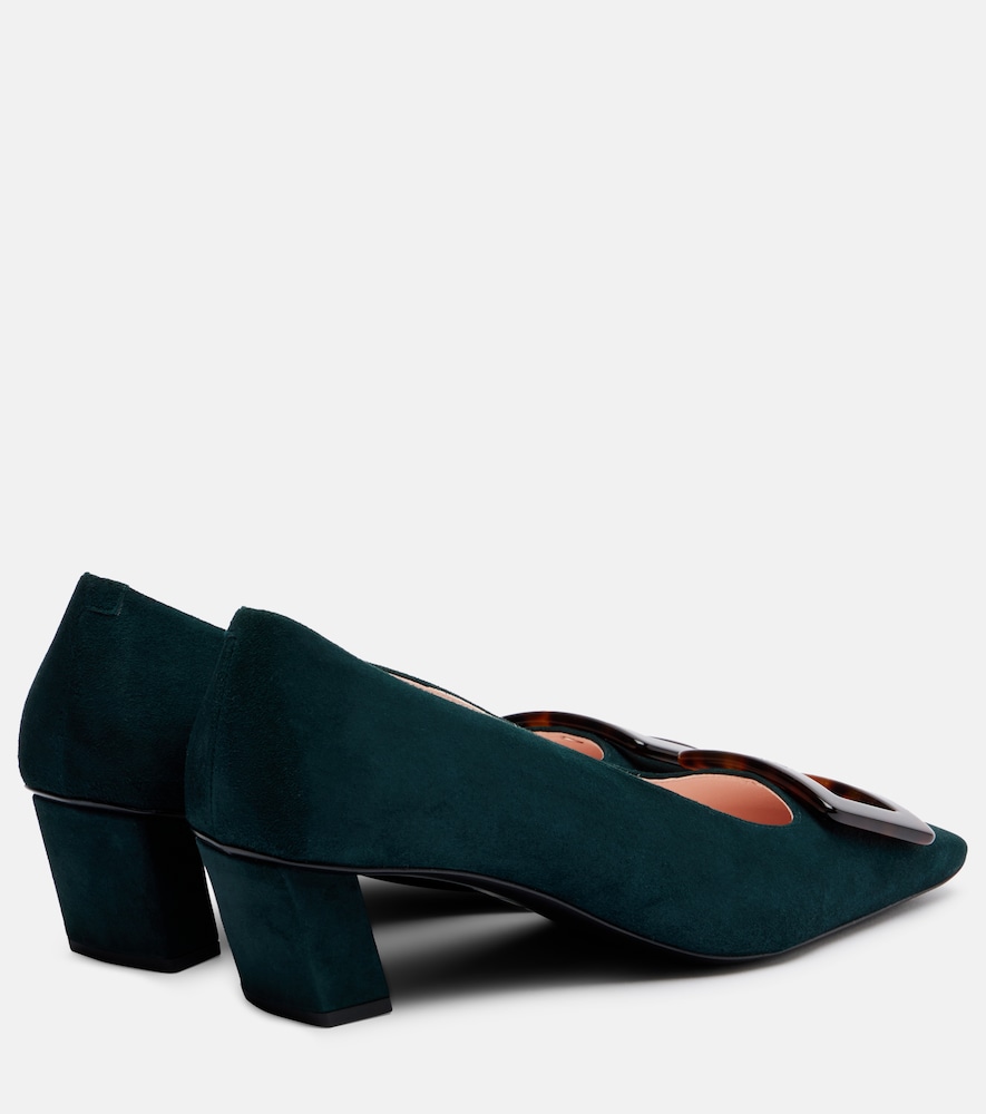 Belle Vivier 45 Suede Pumps