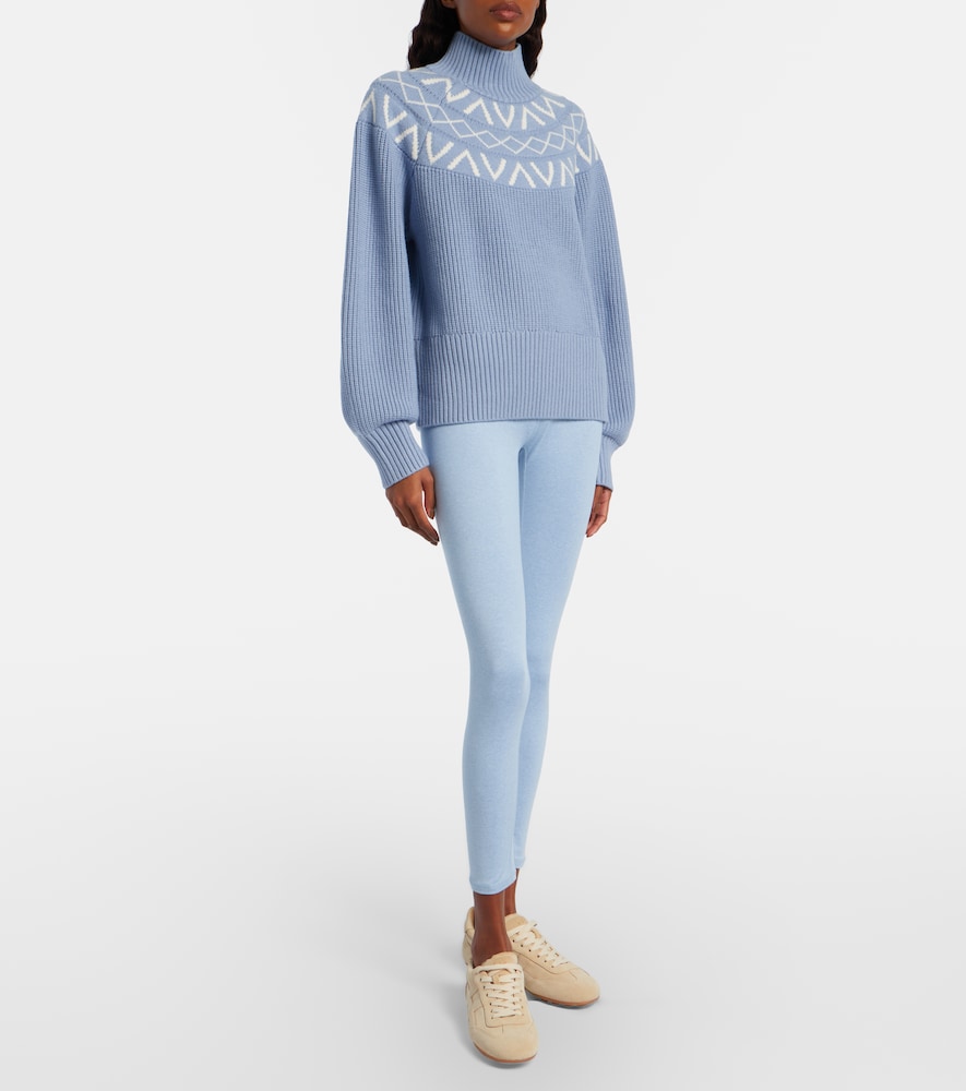 Varley Marcie ribbed-knit turtleneck sweater