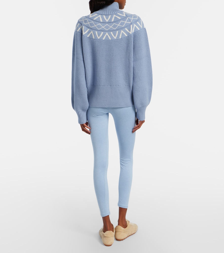 Marcie Ribbed-Knit Turtleneck Sweater