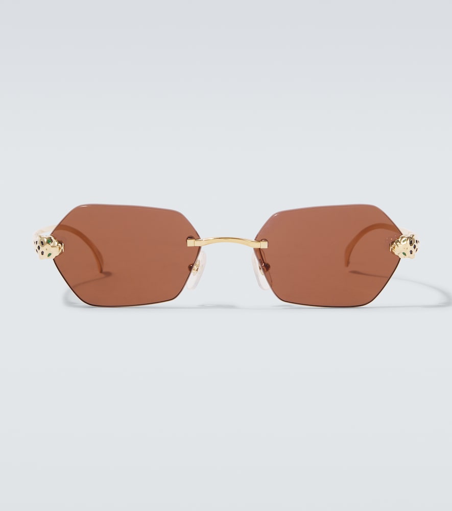 Cartier Eyewear Collection Panthère De Cartier square sunglasses