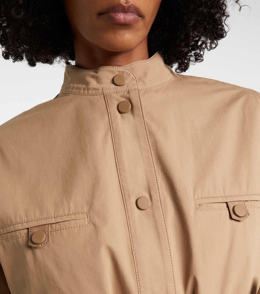  Yves Salomon Yves Salomon Belted Cotton Jacket 
