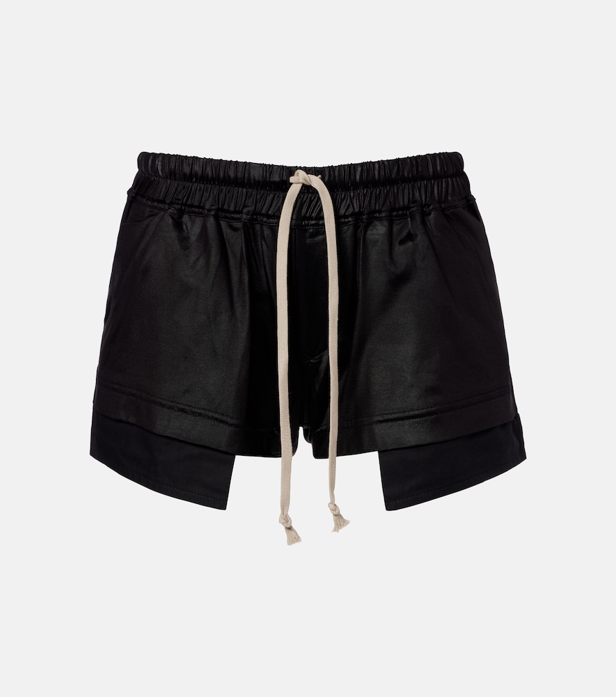 Rick Owens DRKSHDW Fog satin shorts
