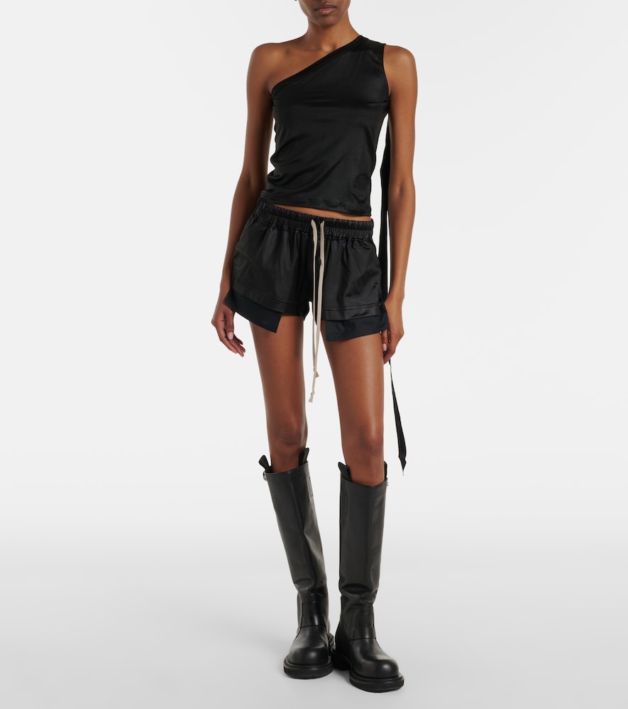 Rick Owens DRKSHDW Fog satin shorts