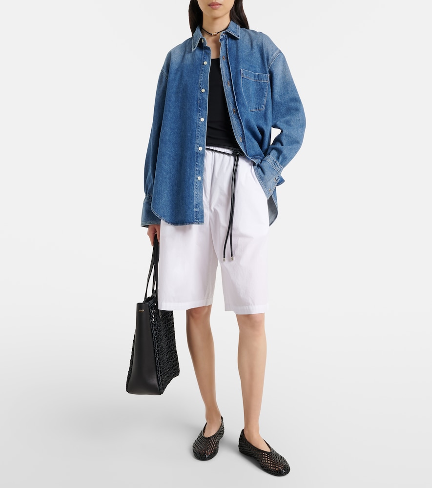  Velvet Velvet Tomoko Cotton Poplin Shorts 