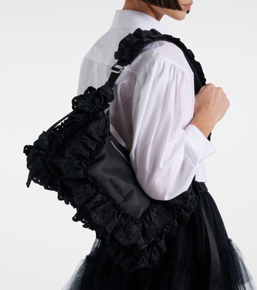  Simone Rocha Simone Rocha Pillowcase Ruffled Shoulder Bag 