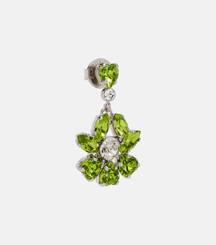  Simone Rocha Simone Rocha Orecchini Pendenti Heartbloom Con Cristalli 