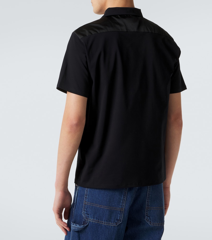  Prada Prada Polohemd Aus Einem Baumwollgemisch Mit Re-nylon 