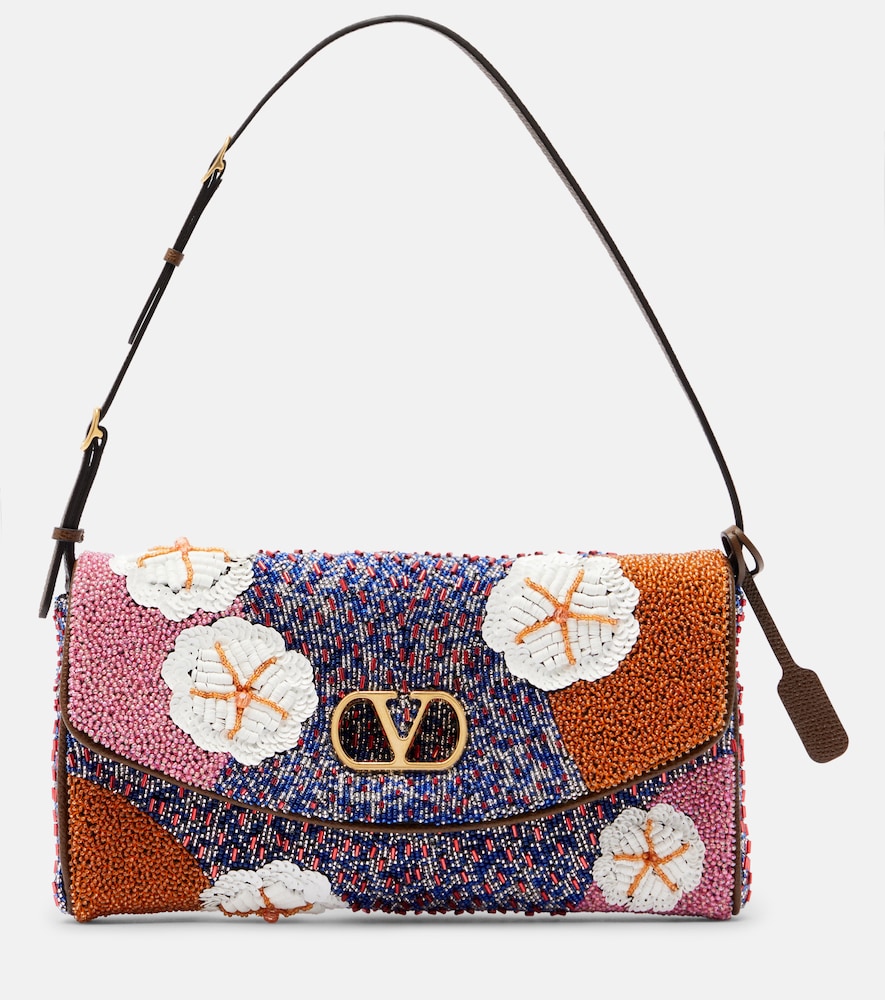 Valentino Garavani Women's Multicoloured Devain Small Floral Embellished Shoulder Bag - Mytheresa