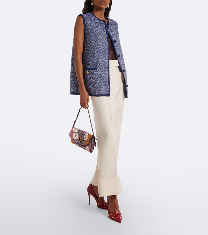 Garavani Devain Small Floral Shoulder Bag