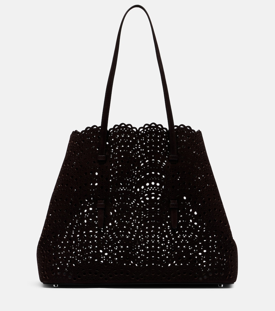 Alaïa Tote Mina 37 Large aus Leder