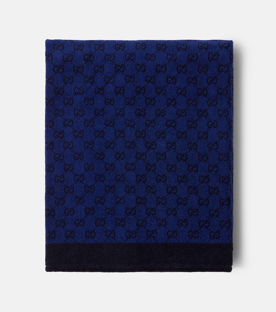 Gucci Unisex Blue Gg Cotton Terry Towel - Mytheresa