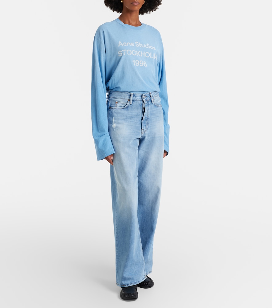  Acne Studios Acne Studios Jeans Anchos 1981 De Tiro Medio 