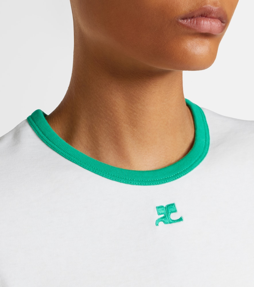 Courrèges Cotton Jersey T-Shirt
