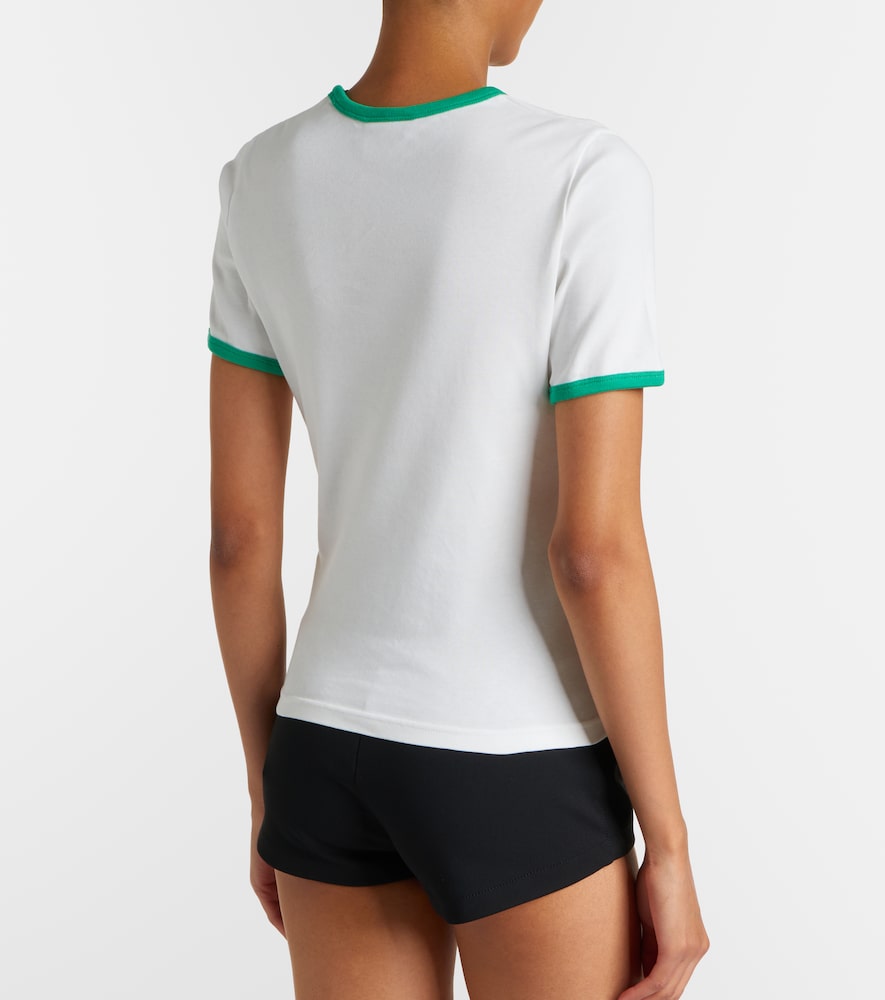 Courrèges Cotton Jersey T-Shirt