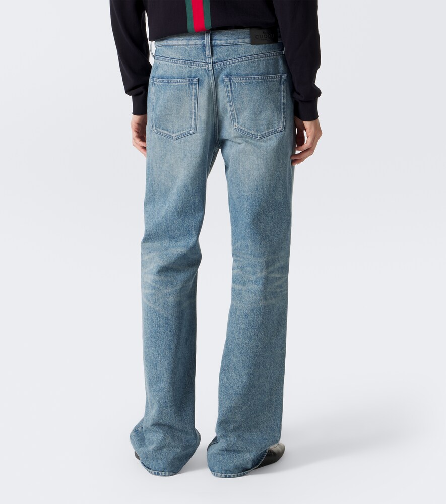 Horsebit Straight Jeans
