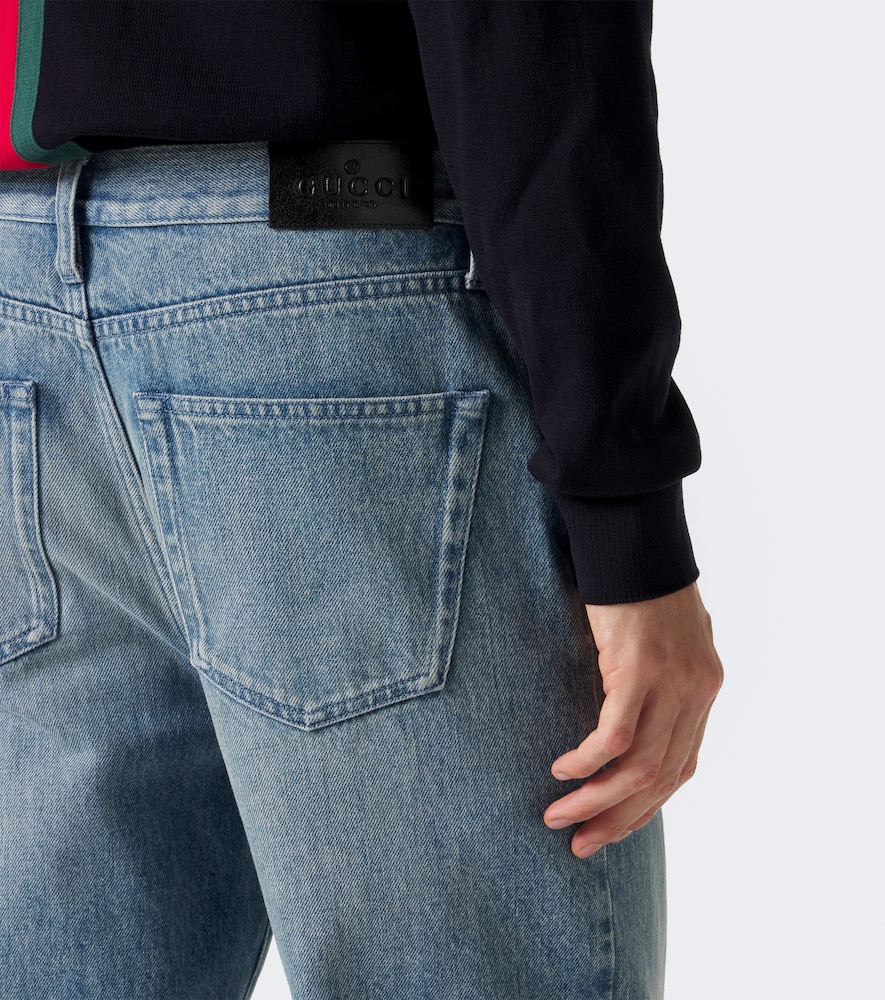 Horsebit Straight Jeans