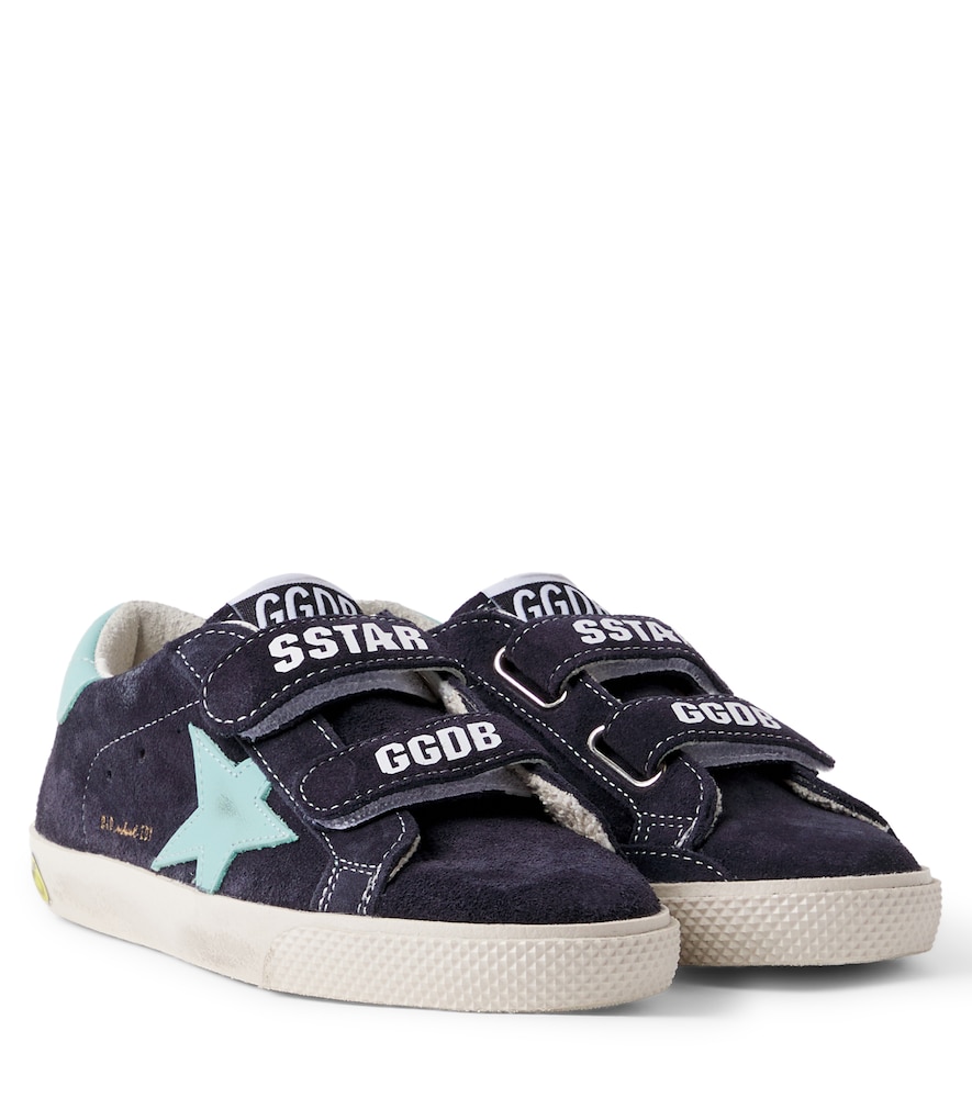 Golden Goose Kids Blue Old School Suede Sneakers UK Size 0 - Mytheresa
