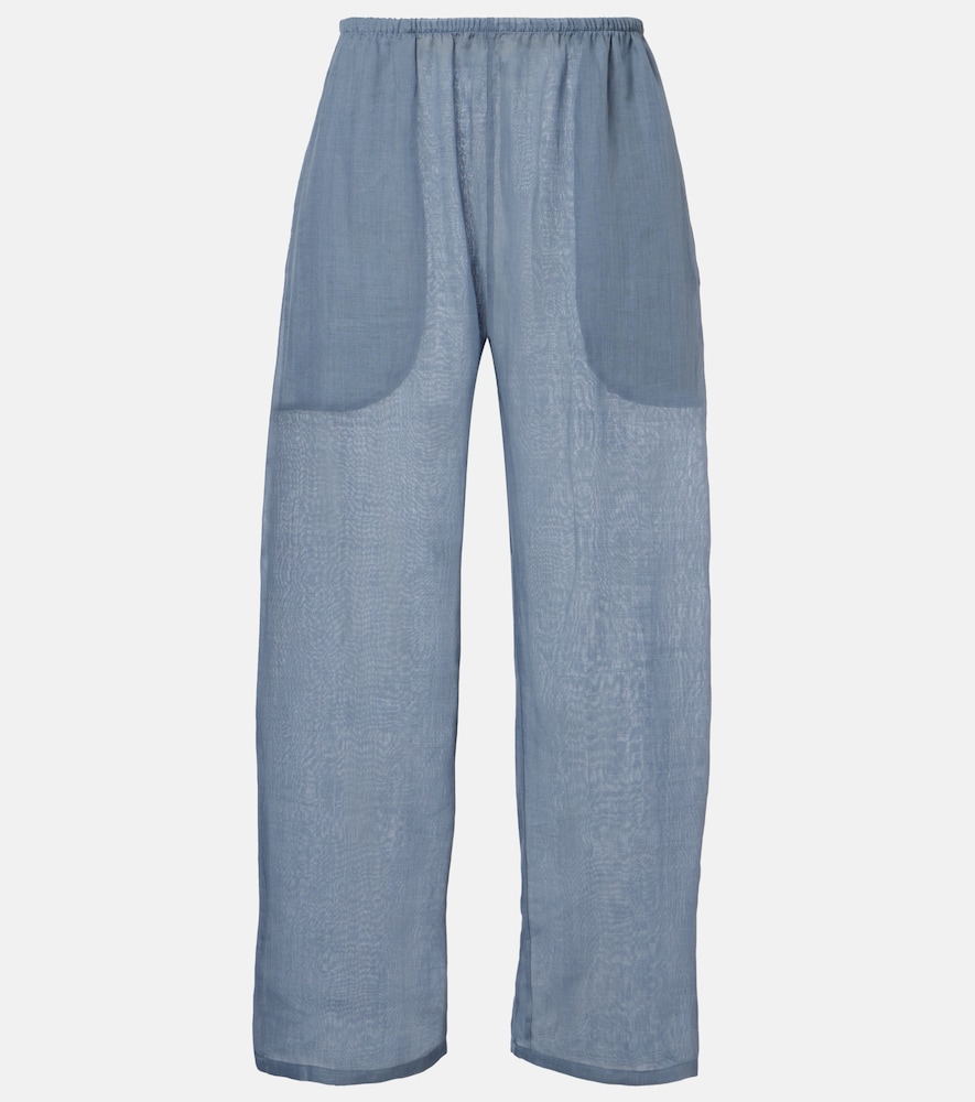 Leset Niko cropped wide-leg ramie pants - Women's Clothing