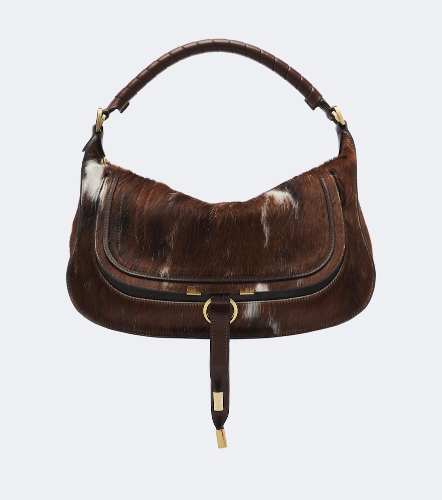Chloé Schultertasche Marcie Medium aus Kalbshaar