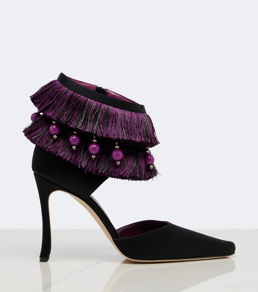 Sorolla Embellished Fringed Pumps