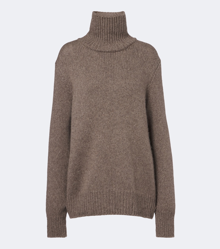 Pullover Plira in cashmere a collo alto